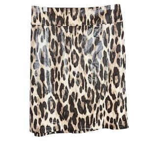 Chicos Travelers Leopard Print Pencil Skirt  Chocolate Chip Size 16 Chico's 3